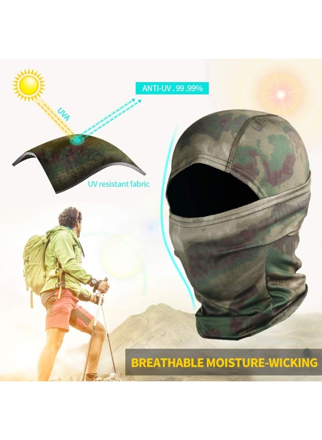 دايتويز قناع وجه بالاكلافا للحماية من الأشعة فوق البنفسجية وغطاء رأس مقاوم للرياح وقناع تكتيكي للتزلج وركوب الدراجات في الهواء الطلق وصيد الأسماك والصيد والتمويه - Image 4